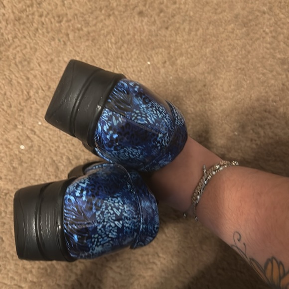 Easy Works by Easy Street Leeza Women's Slip Resistant Clog Work Shoe blue sz 9 - Picture 4 of 4